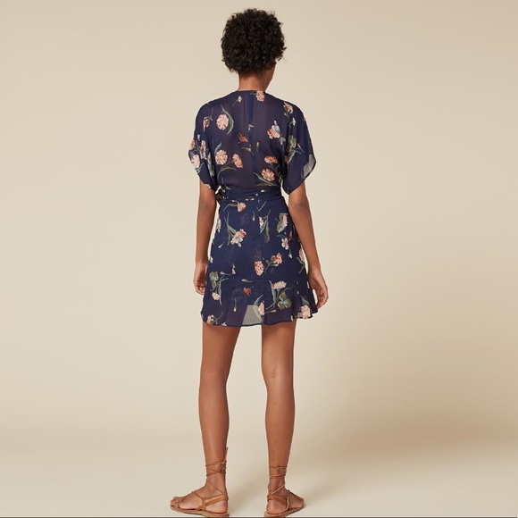 Reformation Wanda Dress in Tulsa Rose, sz L. - Picture 6 of 8